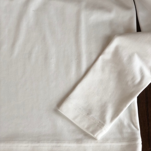 Brooks Brothers ProSport white mock turtleneck - Picture 4 of 6